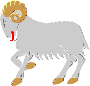 Cartoon Ram Illustration