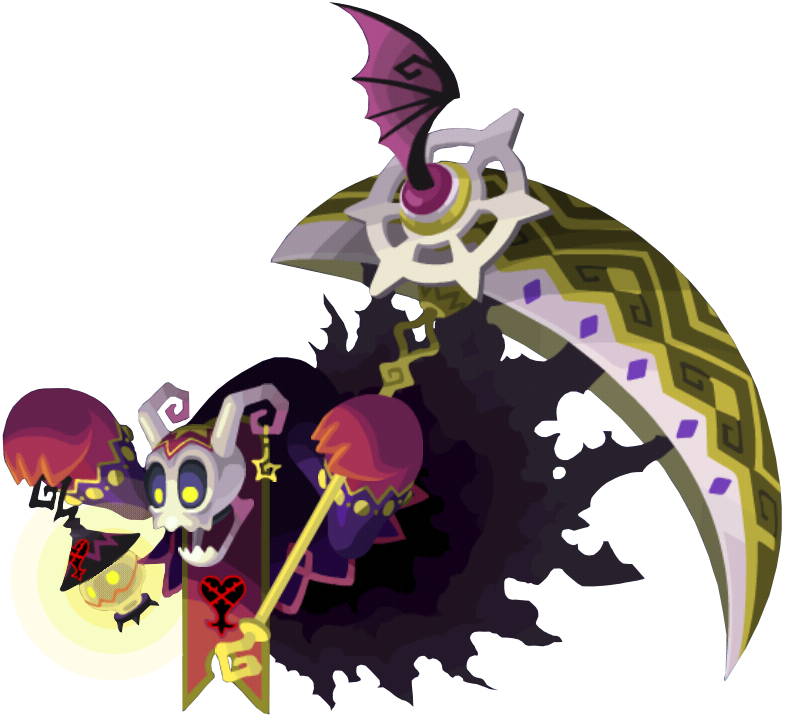 Cartoon Reaperwith Scythe