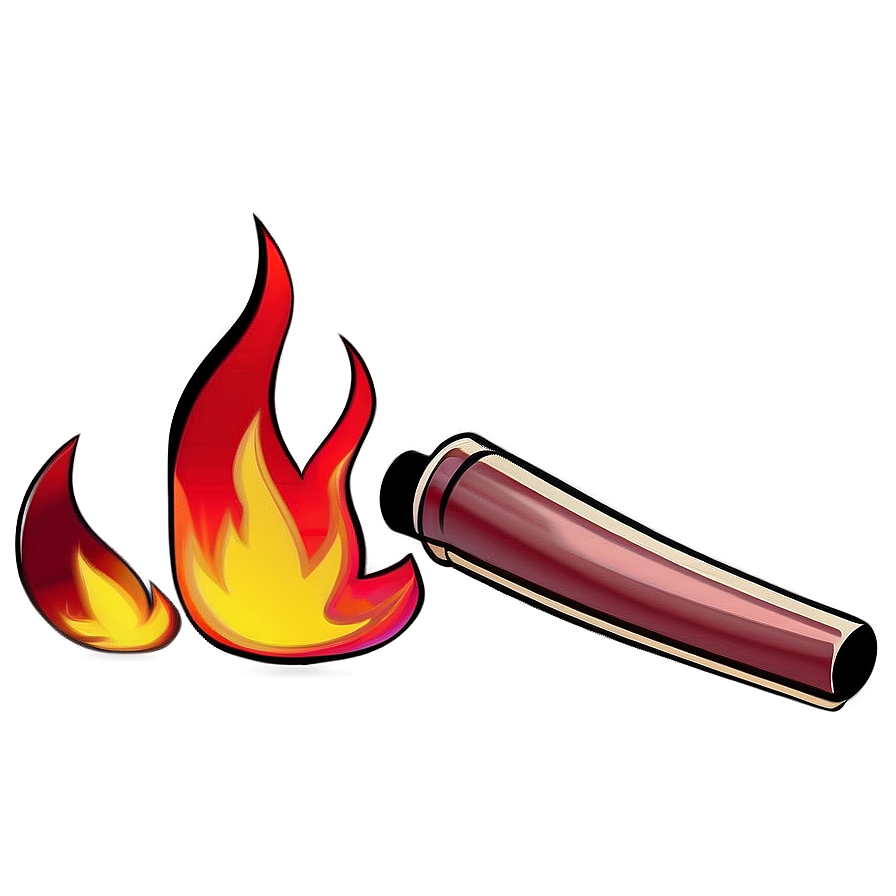 Cartoon Red Fire Png Xeg