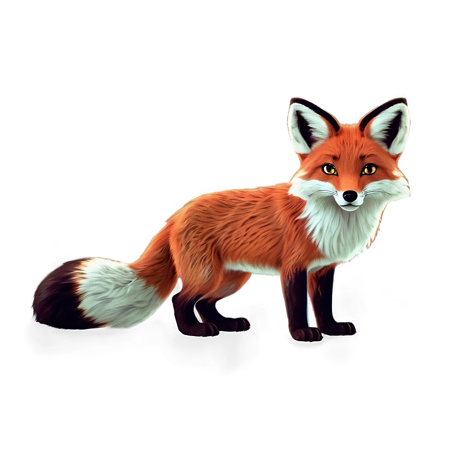 Cartoon Red Fox Png 06242024