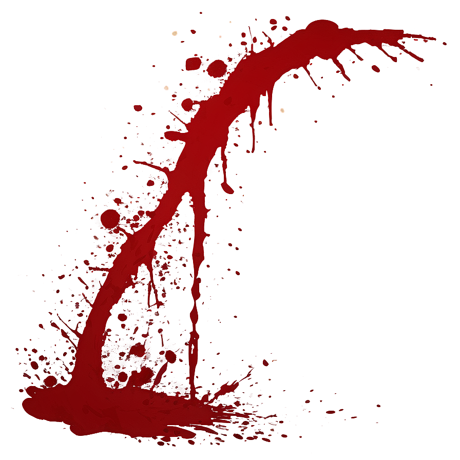 Cartoon Red Splatter Png Vyy24