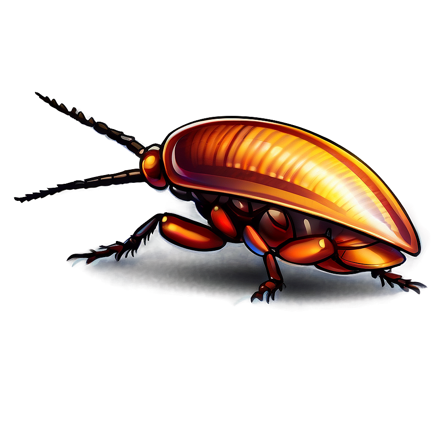 Cartoon Roach PNG 05242024 PNG image with a transparent background, free high-resolution download
