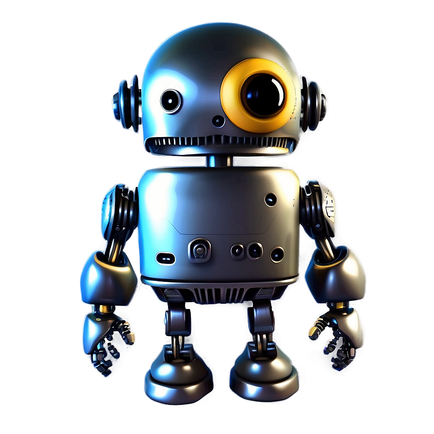 Cartoon Robot Character Png Wbp