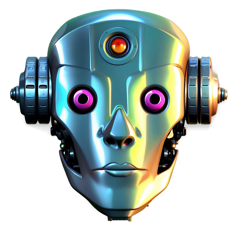 Cartoon Robot Head Png 84