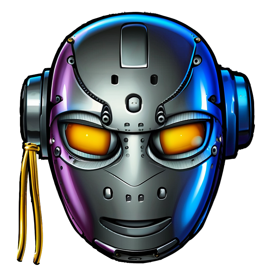 Cartoon Robot Head Png Wps13