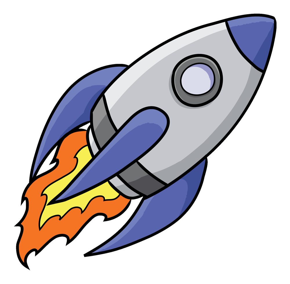 Cartoon Rocket Illustration