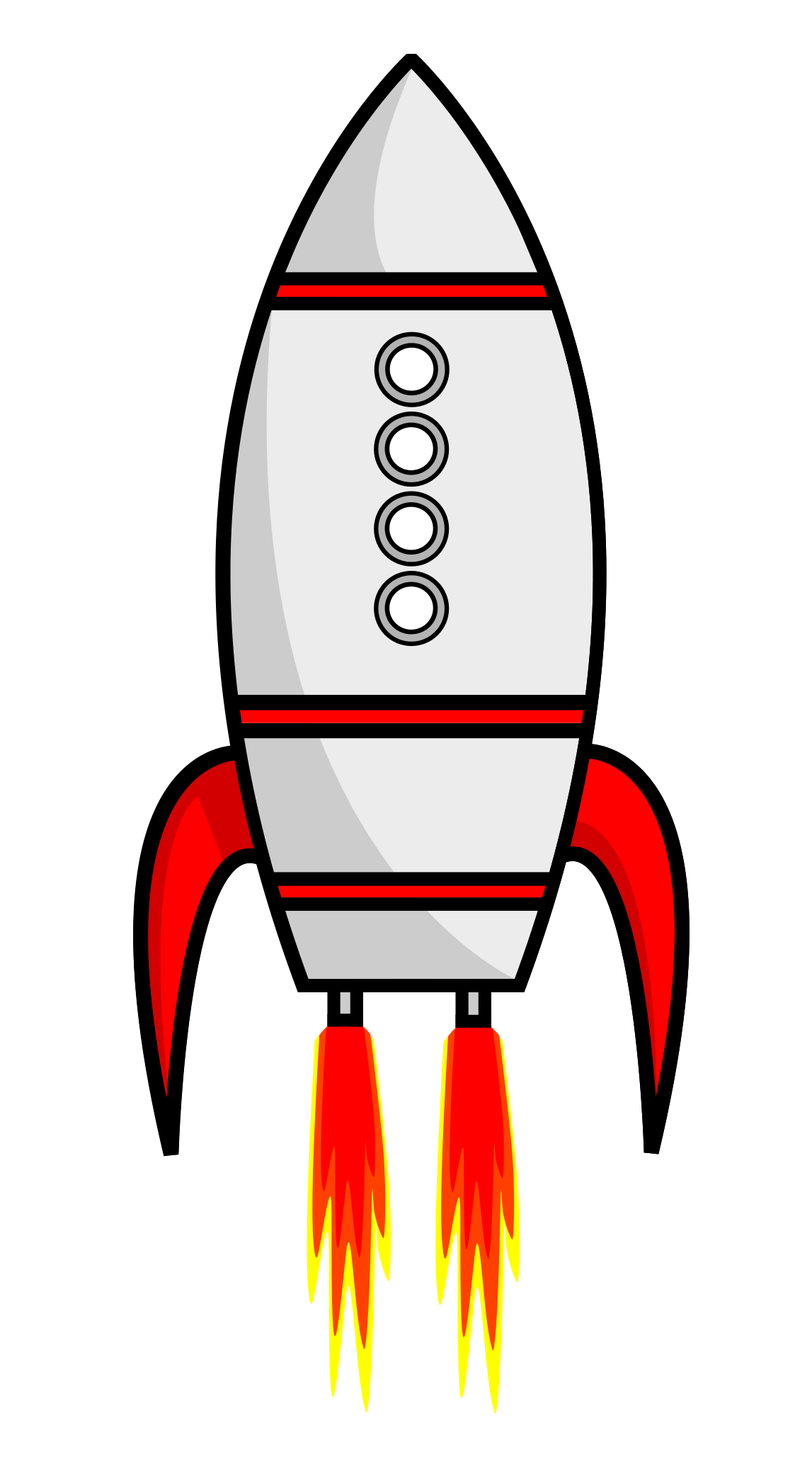 Cartoon Rocket Illustration