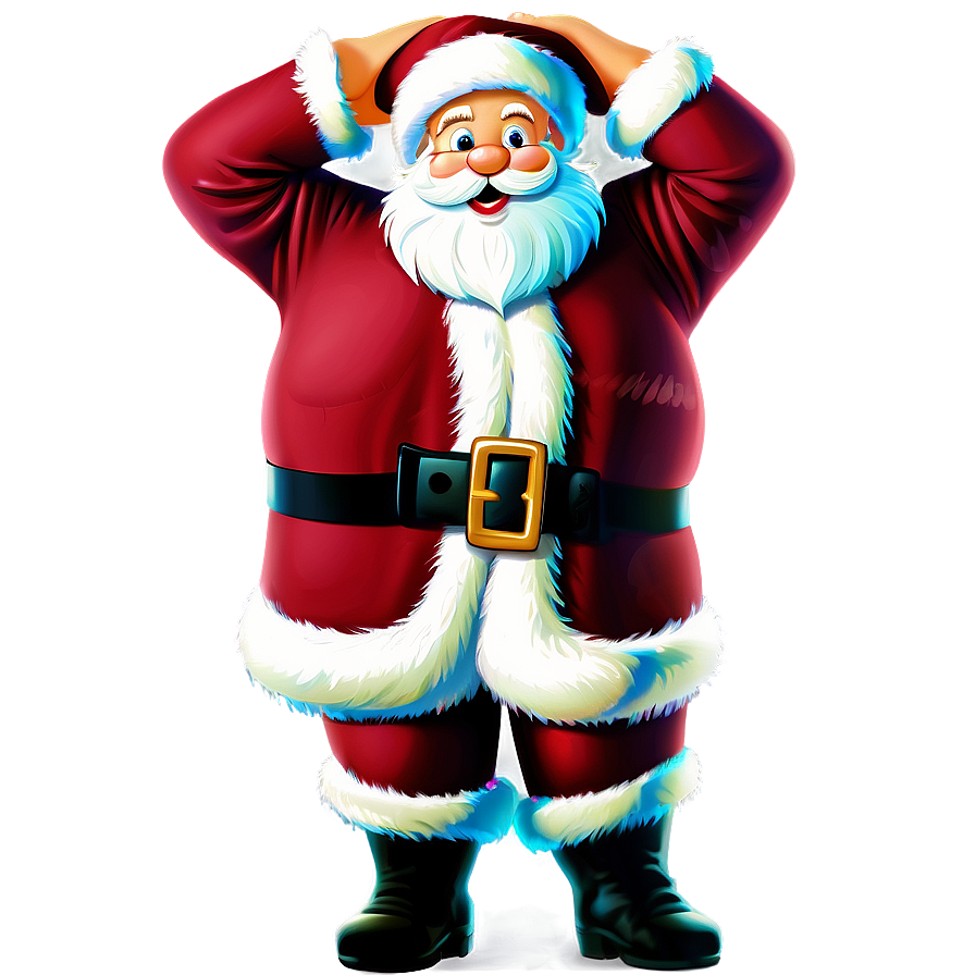 Cartoon Santa Coat Png 5