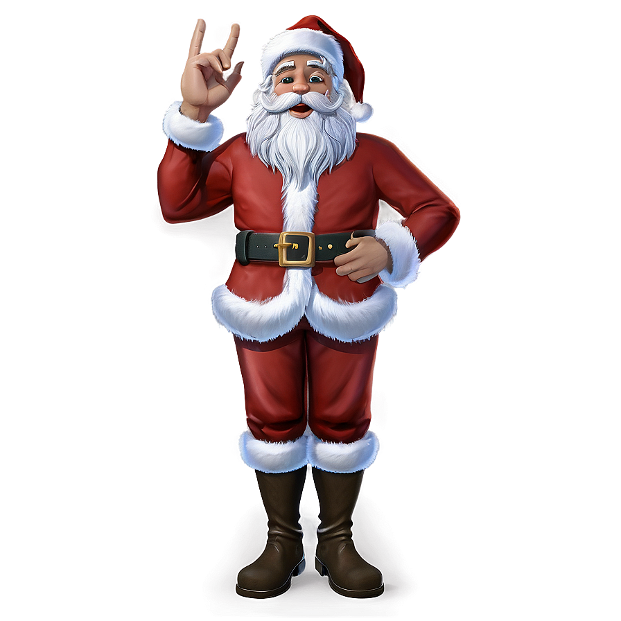 Cartoon Santa Outfit Png Gcf84