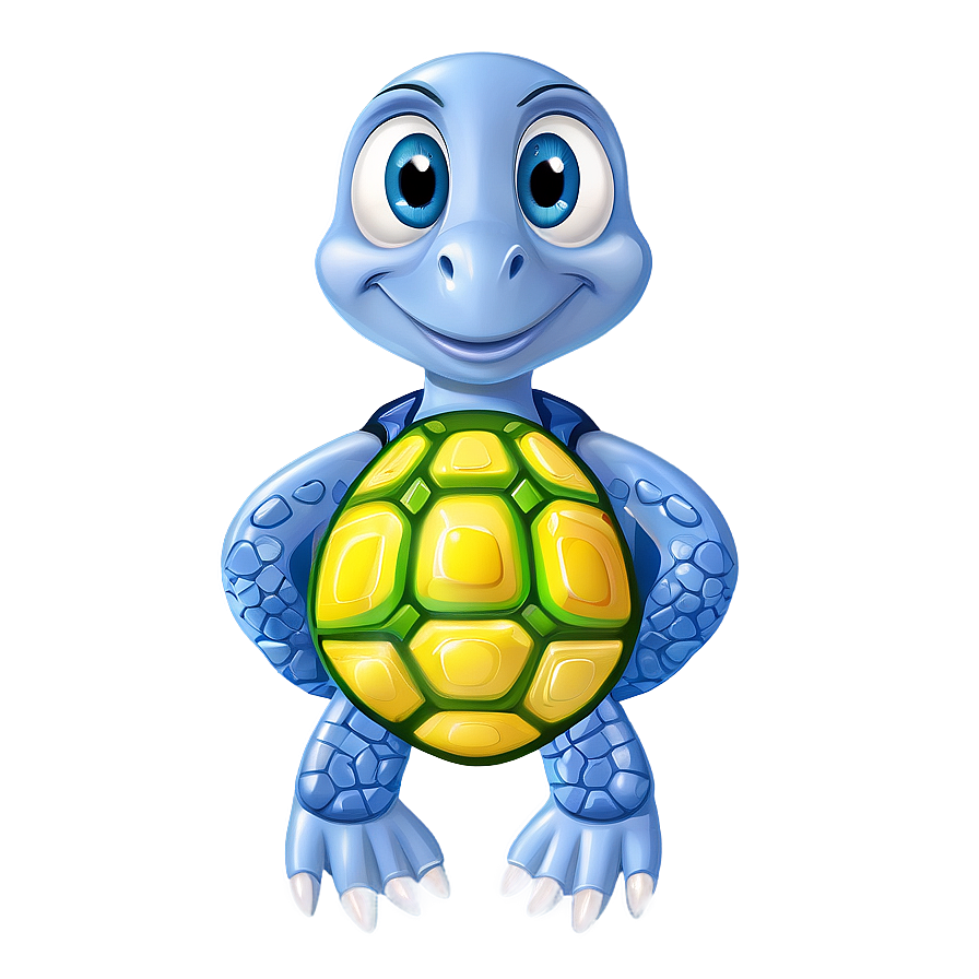 Cartoon Sea Turtle Character Png Tex4