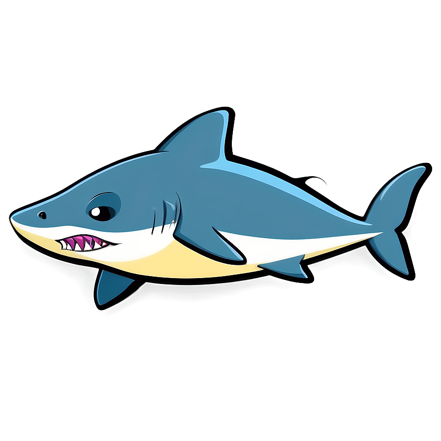 Cartoon Shark Character PNG 70 PNG with transparent background
