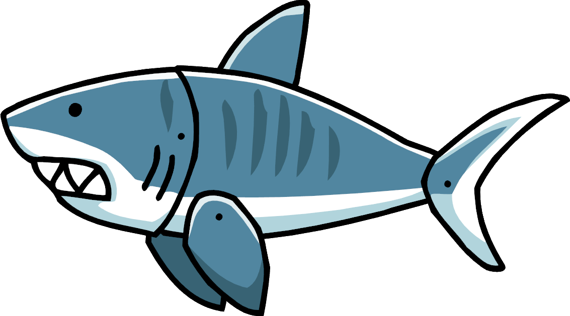 Shark Clipart Skeleton - Tiger Shark Clip Art PNG with transparent background