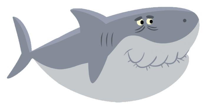 Free Printable Baby Shark Pinkfong Birthday Invitation - Baby Shark Grandpa Shark PNG with transparent background
