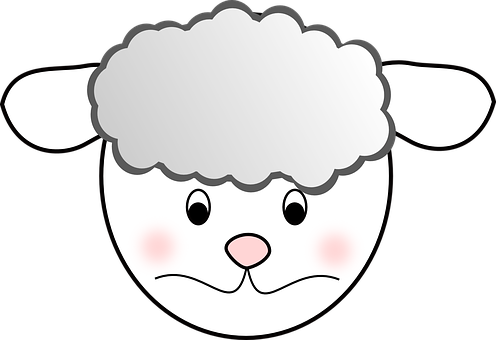 Cartoon Sheep Graphic