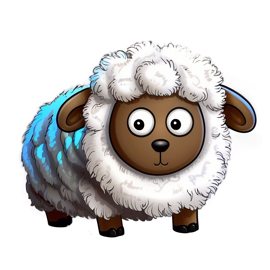 Cartoon Sheep In Sweater Png 06272024