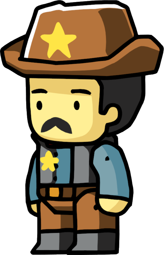 Cartoon Sheriff Character