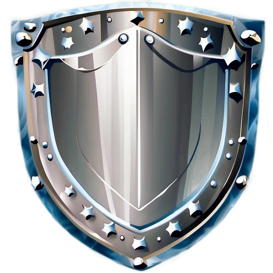 Cartoon Shield Vector Png 06262024