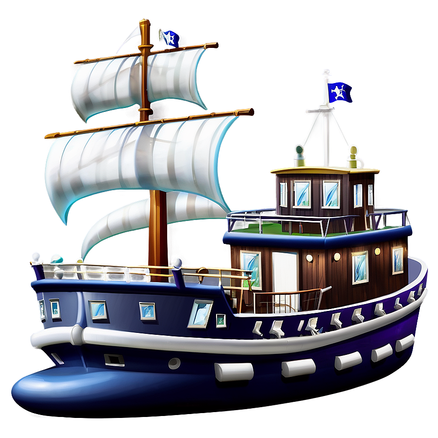 Cartoon Ship Png Oub82