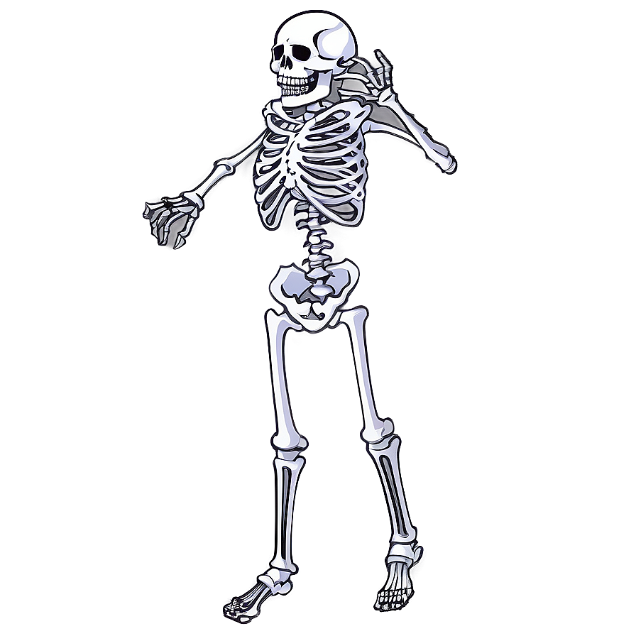 Cartoon Skeleton Dance Png 6