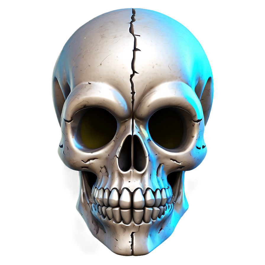 Cartoon Skull Character Png A