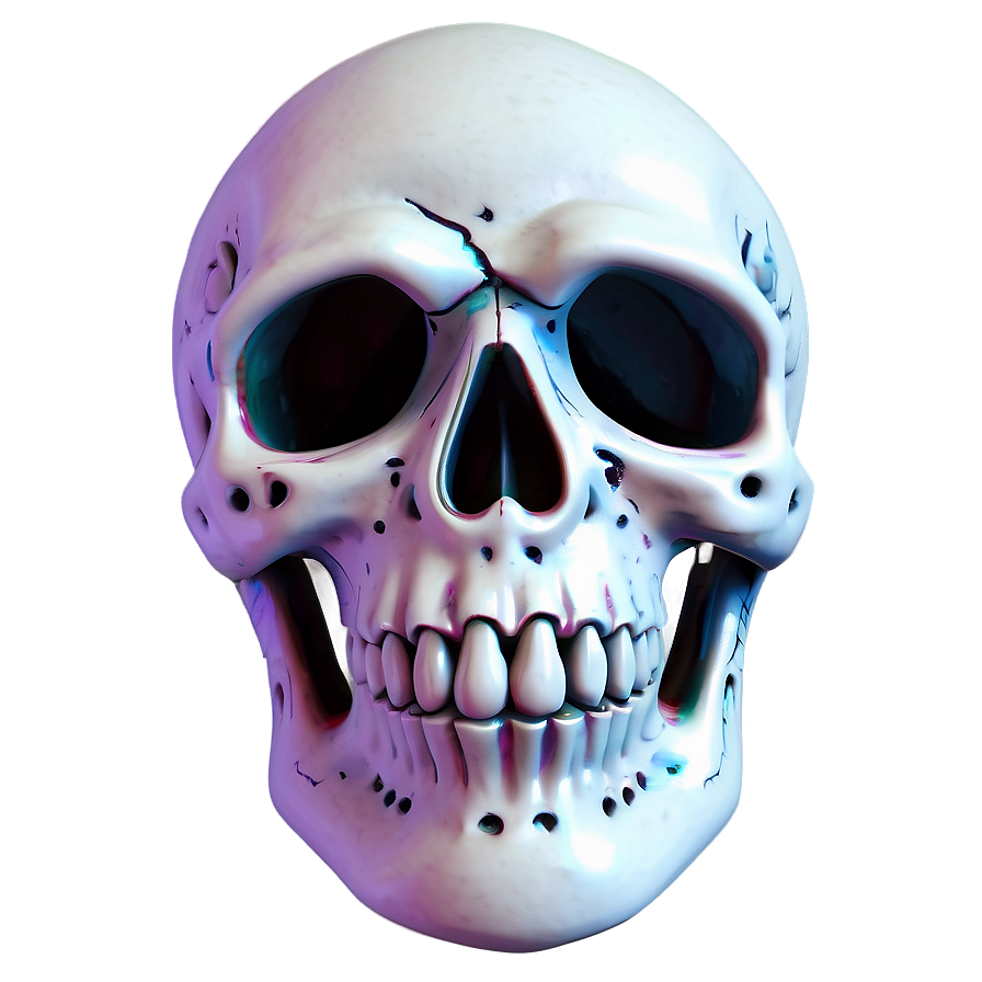 Cartoon Skull Character Png C