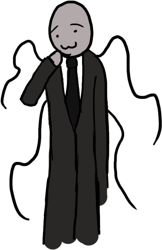 Pinkie Pie Slenderman Black Face Clothing Man Black - Slender Man Funny, HD Png Download PNG with transparent background