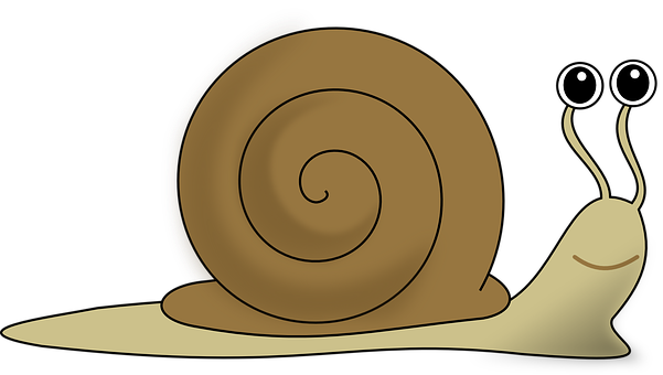 Cartoon Snail Cute Illustration PNG image with a transparent background, free high-resolution download