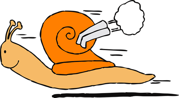 Cartoon Snail Exhaust Pipe Illustration PNG image with a transparent background, free high-resolution download