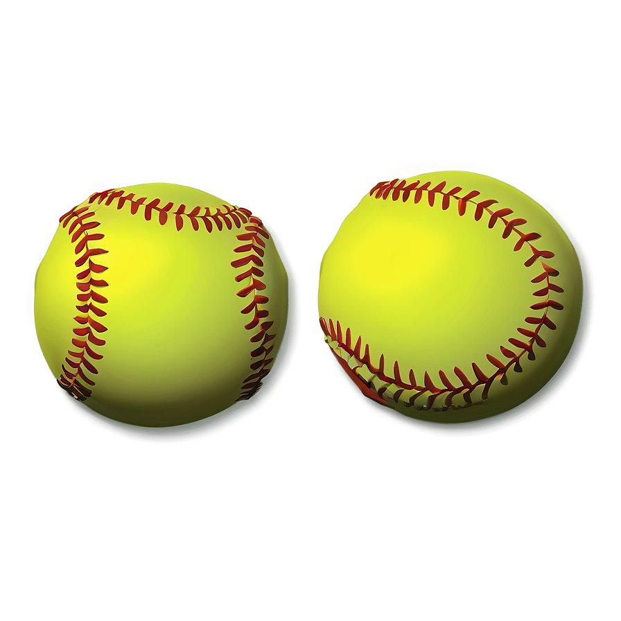 Cartoon Softball Clipart Png Dse