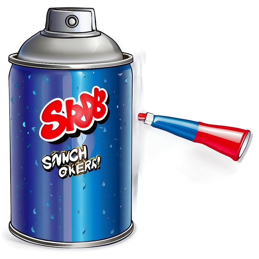 Cartoon Spray Paint Can Png 05252024