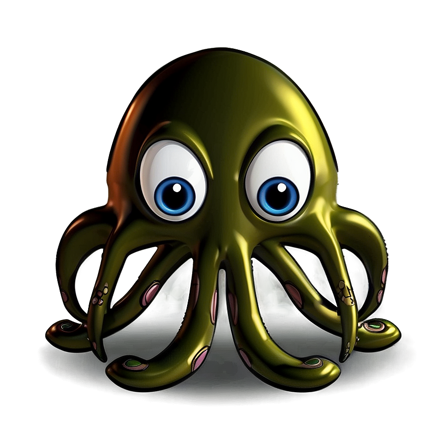 Cartoon Squid Character PNG gye89 PNG image with a transparent background, free high-resolution download