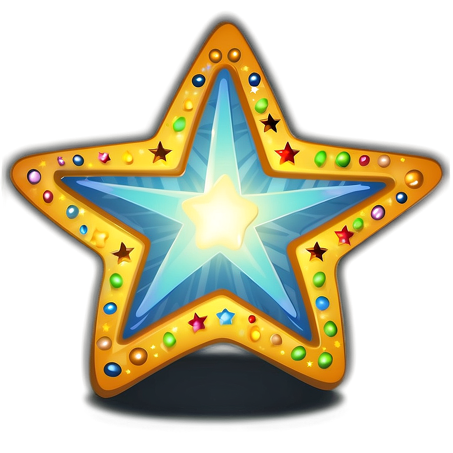 Cartoon Star Clipart Png 06122024