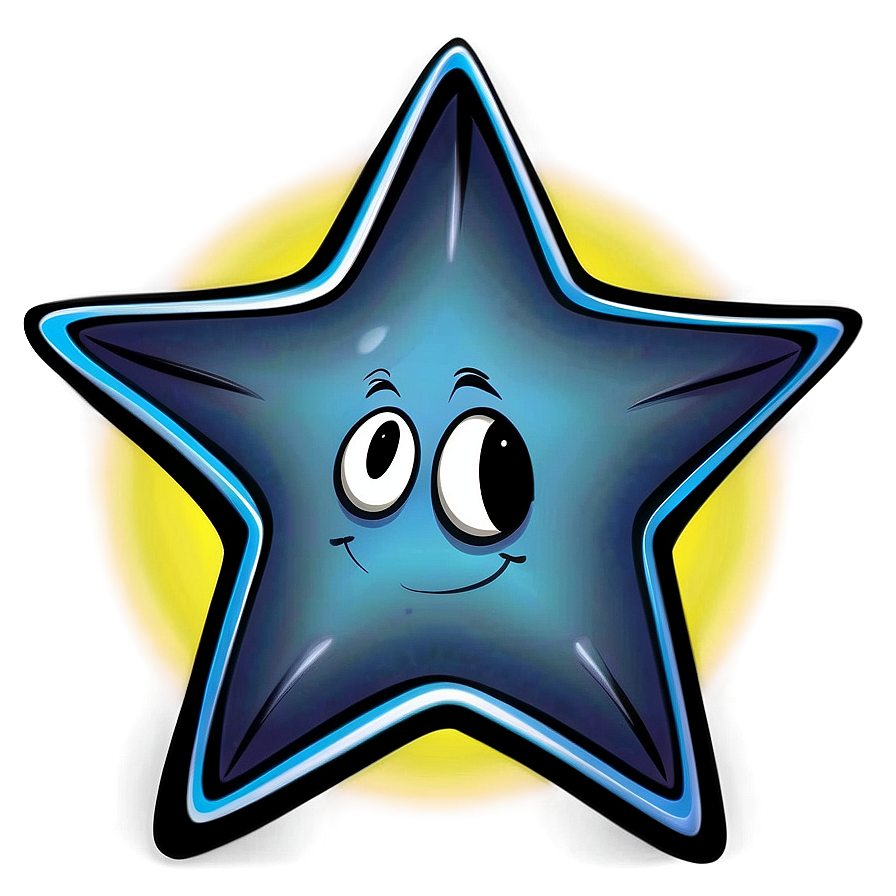 Cartoon Star Design Png 06132024