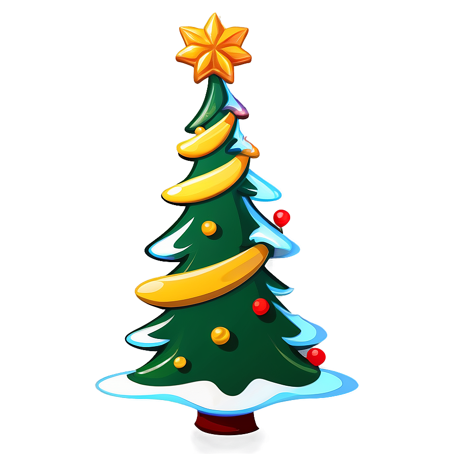 Cartoon Style Arbol De Navidad Png Wqe