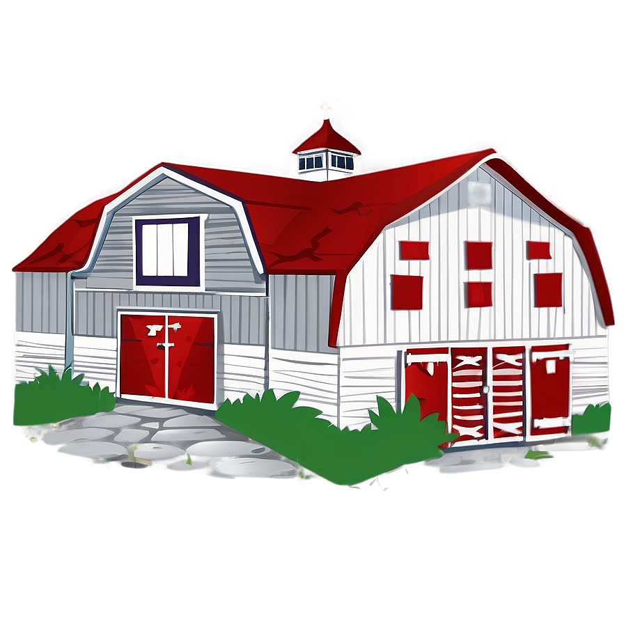 Cartoon Style Barn Png 65