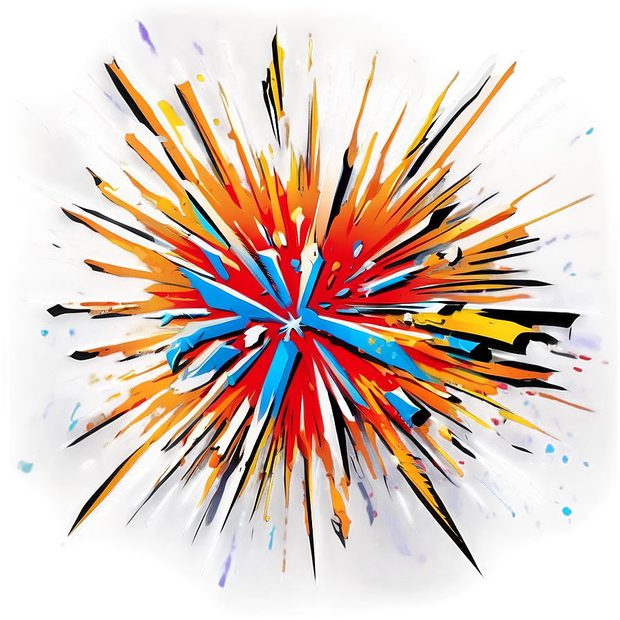 Cartoon Style Explosion Graphic PNG lgb81 PNG with transparent background