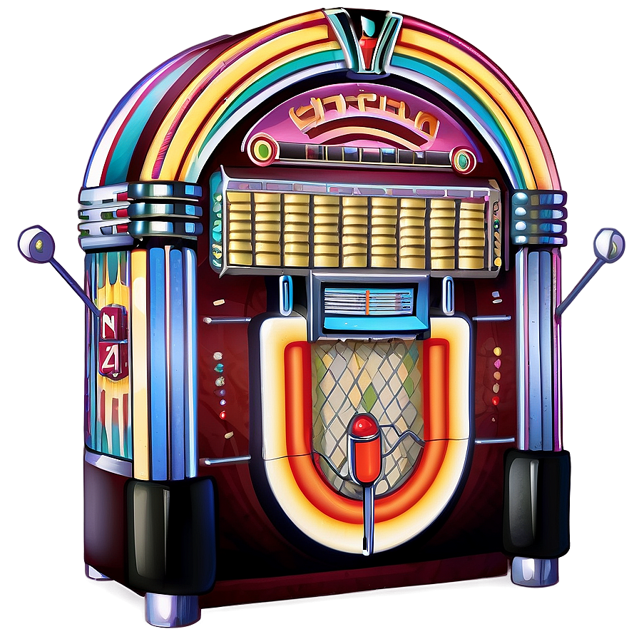 Cartoon Style Jukebox Png Qwa87