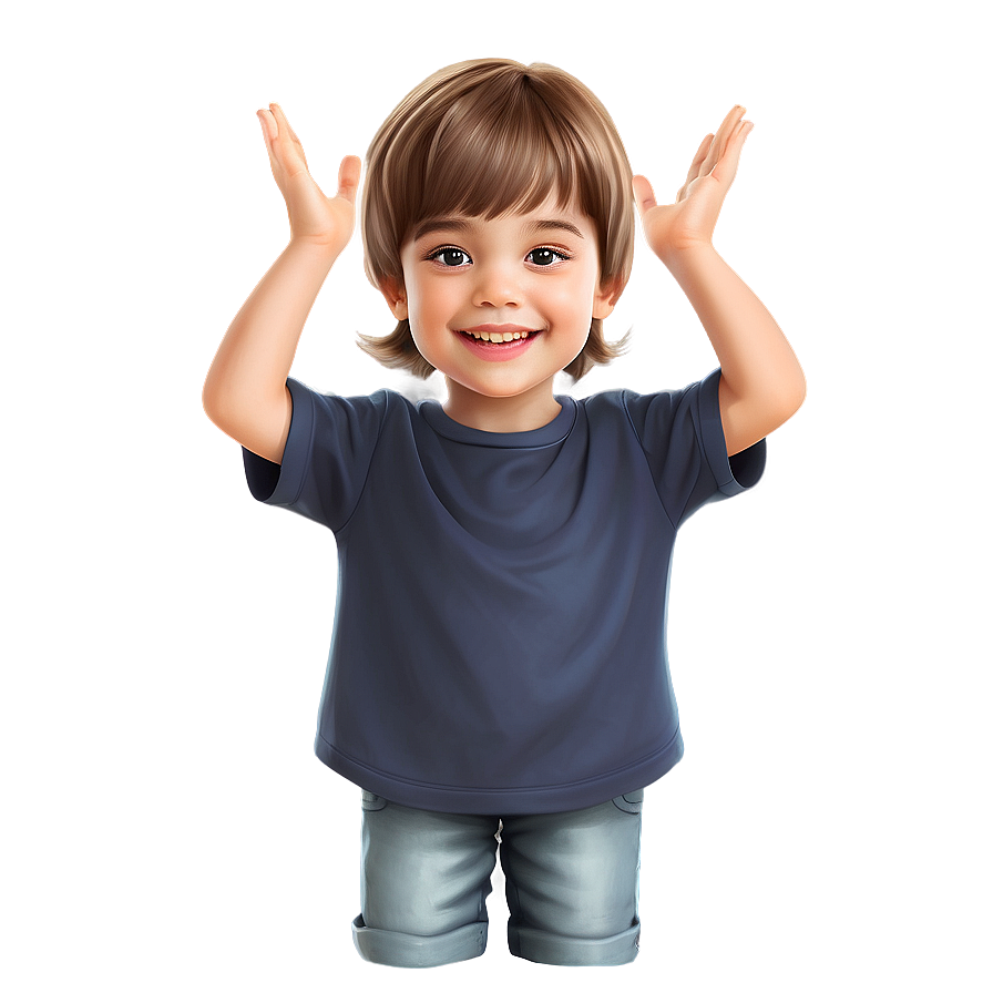 Cartoon Style Kid Portrait Png Yxw