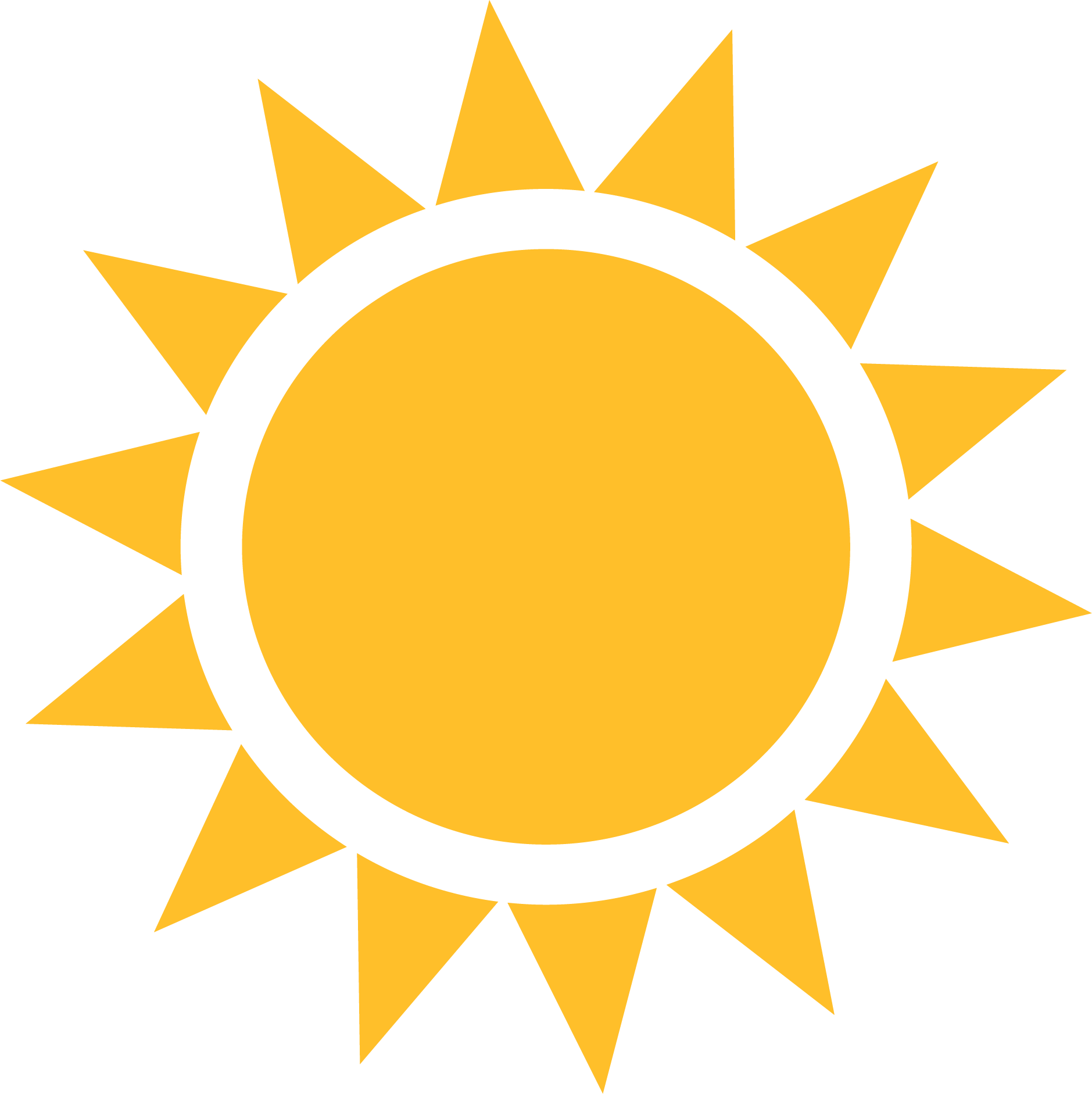 Cartoon Sun Graphic