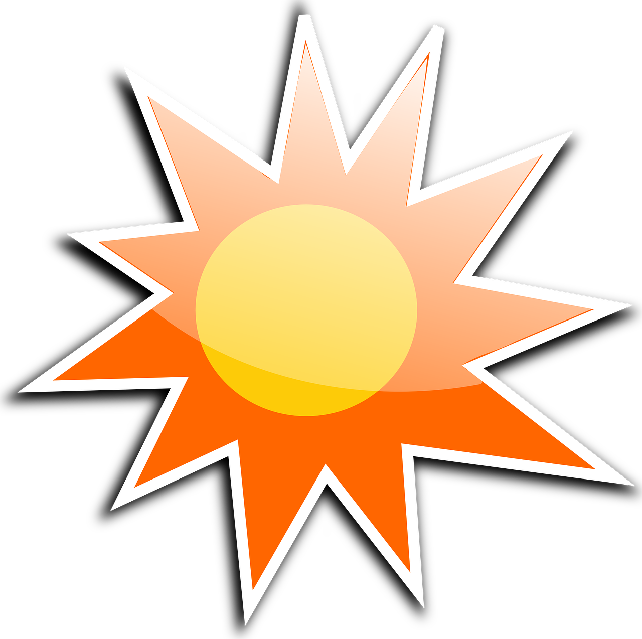 Cartoon Sun Illustration