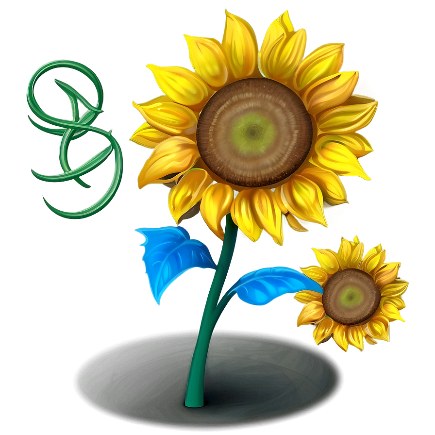 Cartoon Sunflower PNG 73 PNG with transparent background