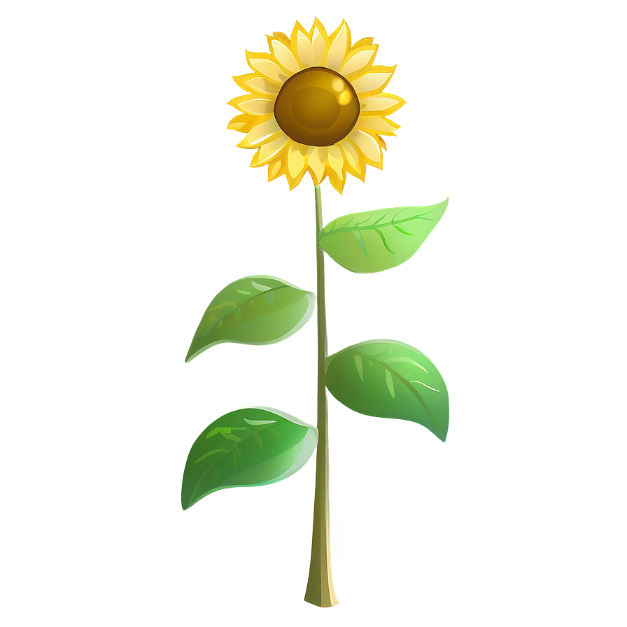 Cartoon Sunflower Transparent Png 31