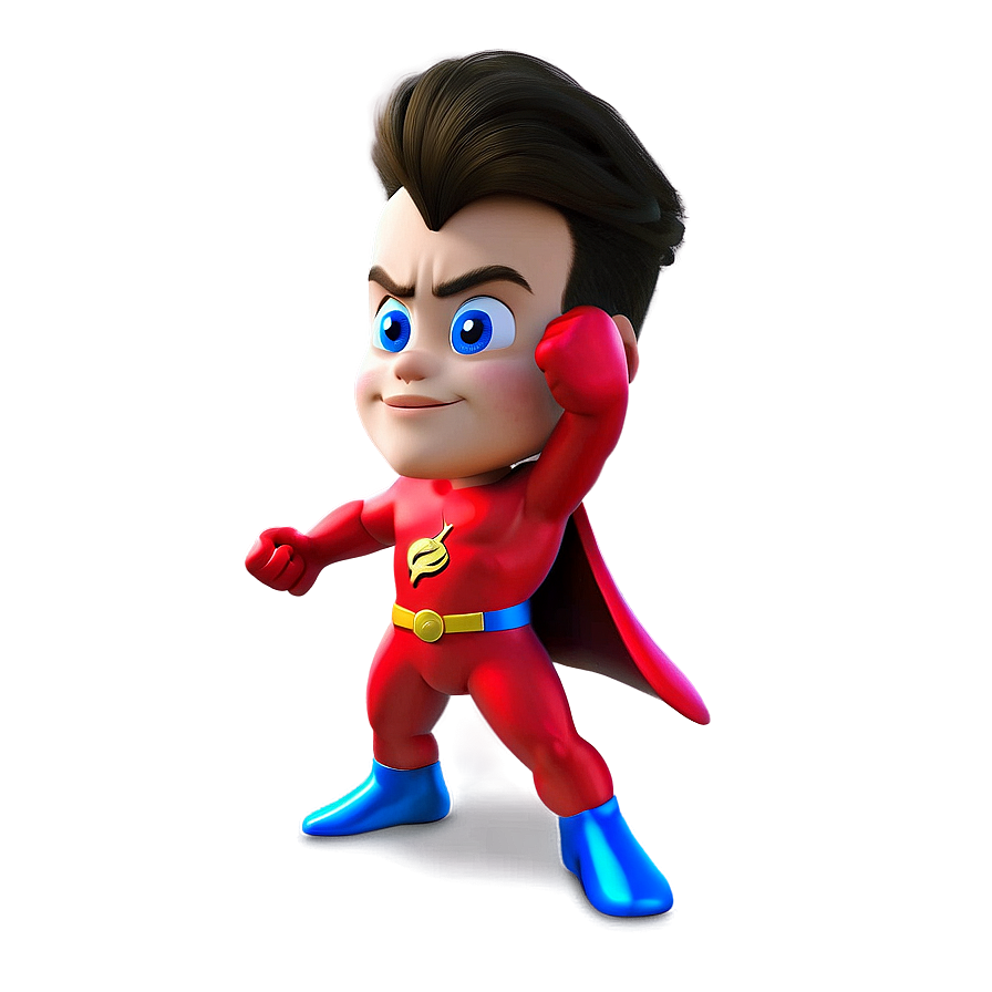 Cartoon Superhero PNG hsw13 PNG with transparent background