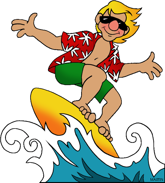 Surfing Clipart Individual Sport - Clip Art Surfing, HD Png Download PNG with transparent background