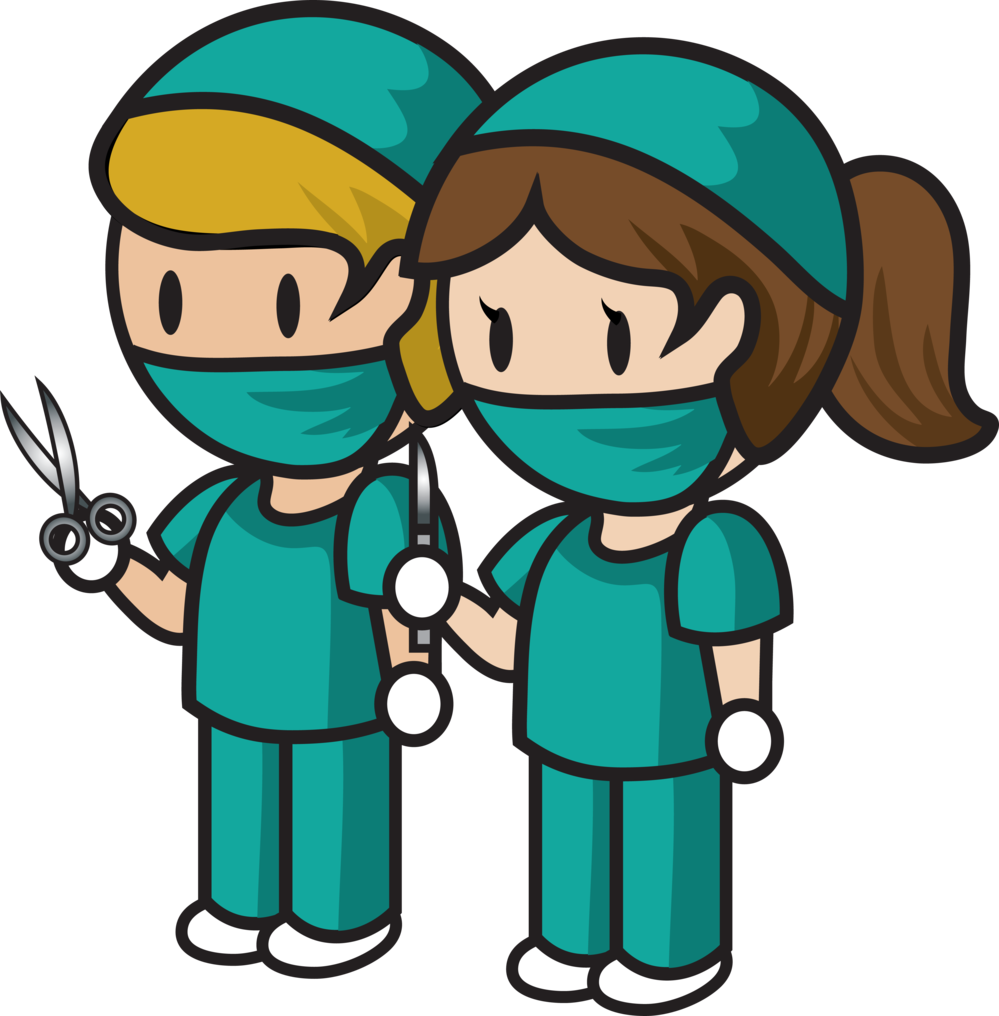 Cartoon Surgeonsin Scrubs.png