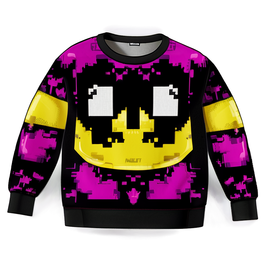 Cartoon Sweater Print Png Lal