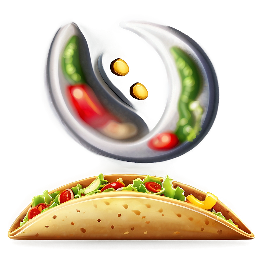 Cartoon Taco Clipart Png 06262024