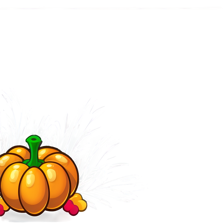 Cartoon Thanksgiving Border Png Lbj