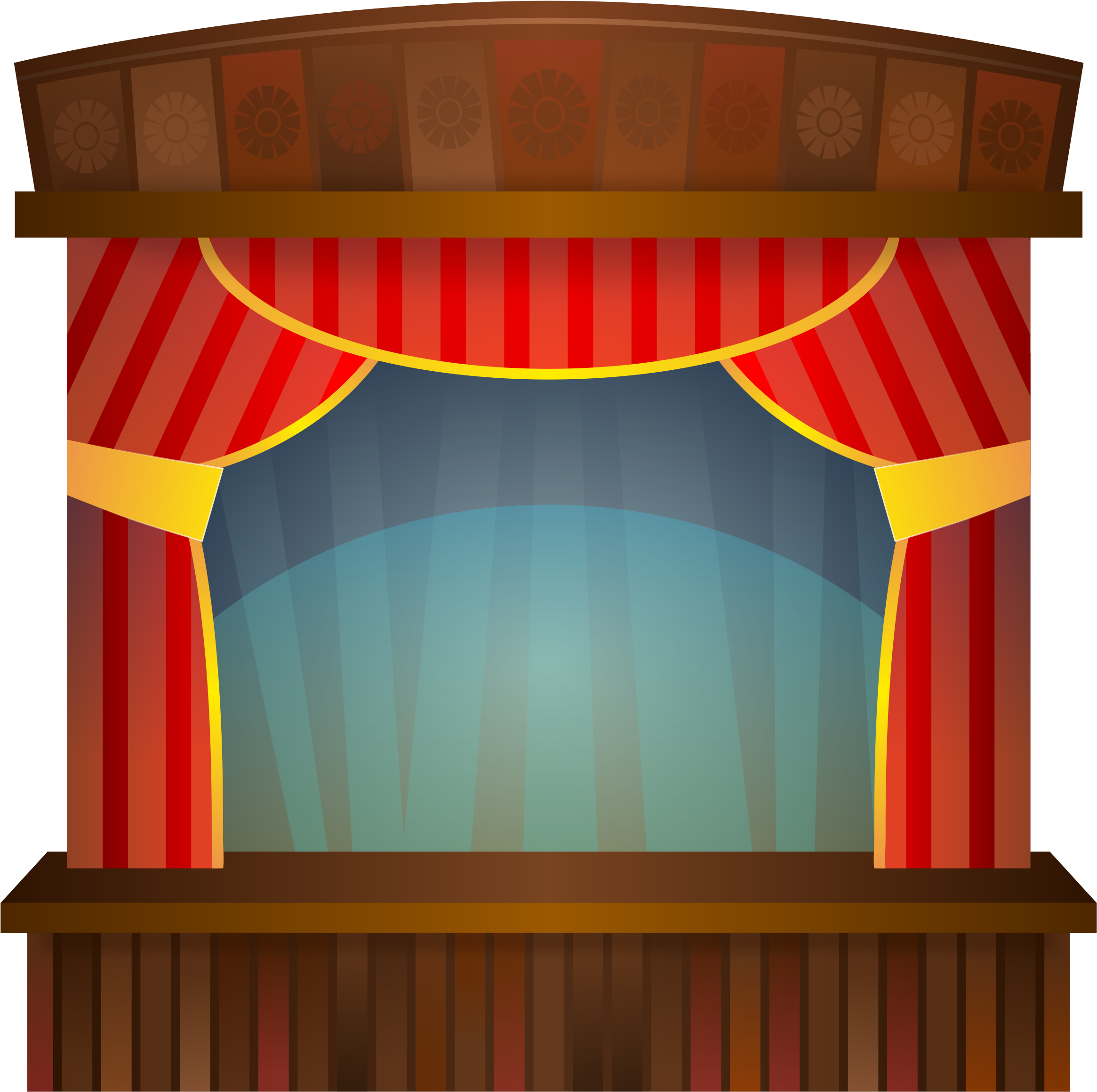 Stage 555px - Theatre Clipart, HD Png Download PNG with transparent background