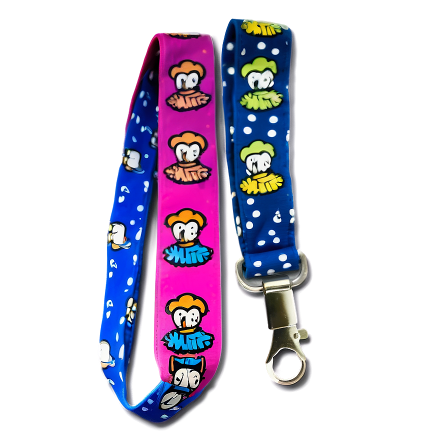 Cartoon Themed Lanyard Png Rwc